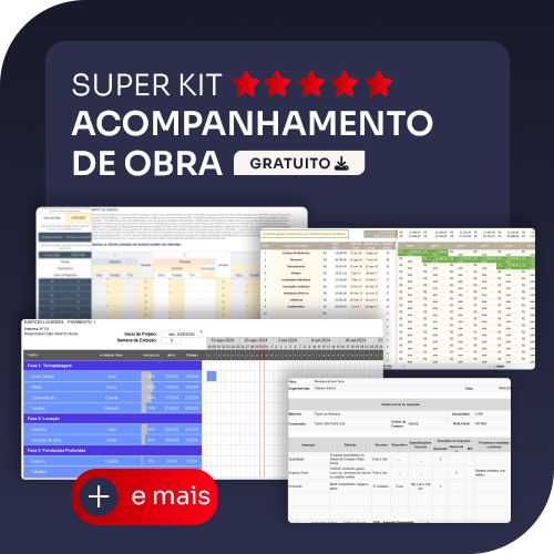 Imagem Material: Superkit de Acompanhamento de Obra